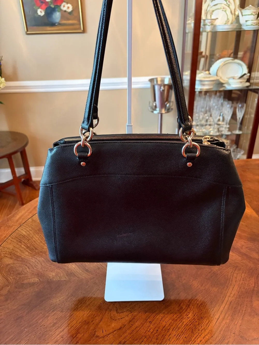Coach structured black